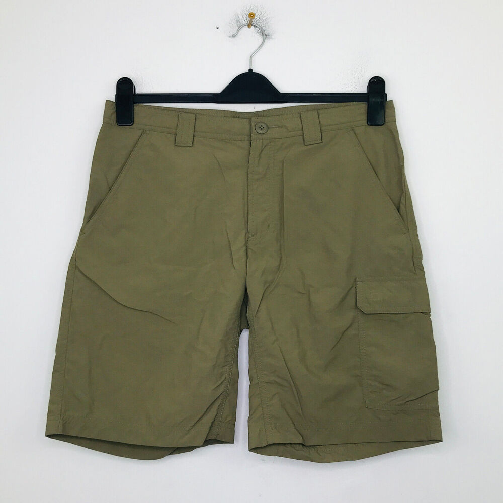 Columbia Men's 32 Shorts Green Smith Creek Cargo Pocket Regular Fit UPF 50 CJ9
